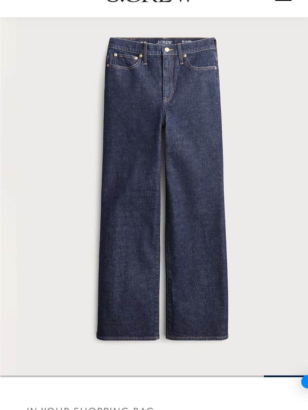 J. Crew slim Wide-Leg Jeans 29